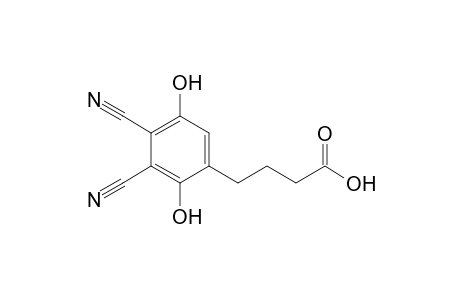 Benzenebutanoic acid, 3,4-dicyano-2,5-dihydroxy-