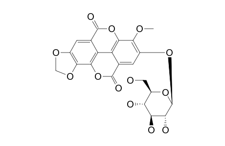 3,4-METHYLENEDIOXY-3'-O-METHYL-4'-O-GLUCOSIDE_ELLAGIC_ACID