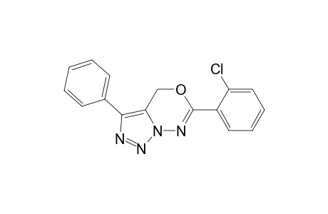 4H-[1,2,3]Triazolo[1,5-d][1,3,4]oxadiazine, 6-(2-chlorophenyl)-3-phenyl-