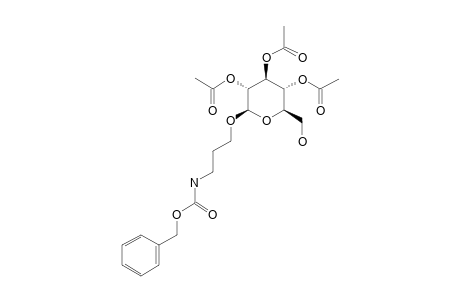 3-(BENZYLOXY-CARBONYL-AMINO)-PROPYL-2,3,4-TRI-O-ACETYL-BETA-D-GLUCOPYRANOSIDE