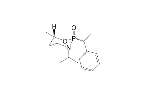 (2l,6l, 1'l)-6-Methyl-2-(1'-phenylethyl)-3-(1''-methylethyl)-1,3,2-oxazaphosphorinane-2-Oxide