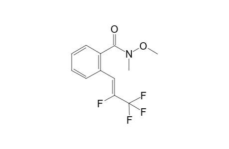 (Z)-N-methoxy-N-methyl-2-(2,3,3,3-tetrafluoroprop-1-en-1-yl)benzamide