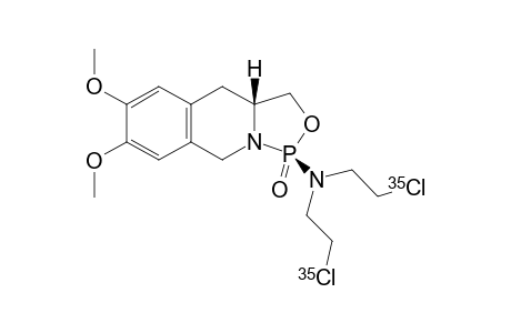 (1S,3aR)-N,N-bis(2-(35Cl)chloranylethyl)-6,7-dimethoxy-1-oxo-3,3a,4,9-tetrahydro-[1,3,2]oxazaphospholo[3,4-b]isoquinolin-1-amine