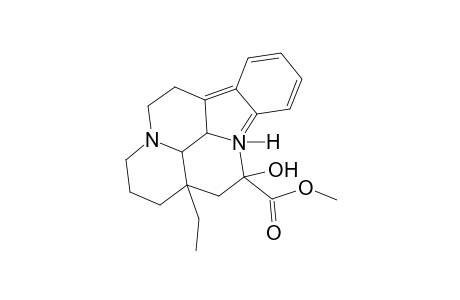 1H-Indolo[3,2,1-de]pyrido[3,2,1-ij][1,5]naphthyridine, eburnamenine-14-carboxylic acid deriv.