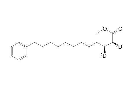 Methyl (2S,3S)-12-phenyl(2,3-dideuterio)dodecanoate