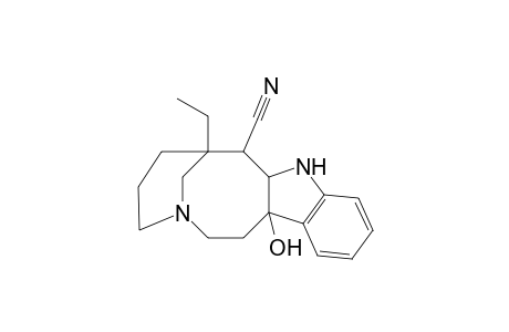 3,7-Methano-3H-azecino[5,4-b]indole-8-carbonitrile, 7-ethyl-1,2,4,5,6,7,8,8a,9,13b-decahydro-13b-hydroxy-