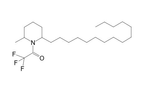 2,2,2-Trifluoro-1-(2-methyl-6-pentadecyl-piperidin-1-yl)-ethanone
