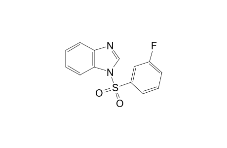 1-(3-fluorophenyl)sulfonylbenzimidazole