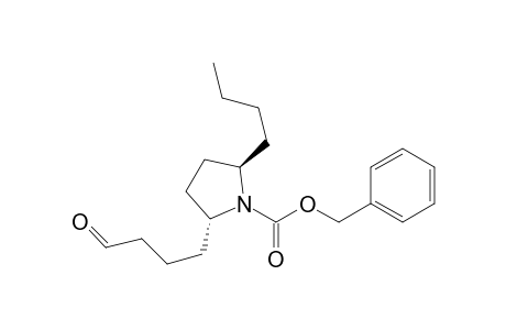(2R,5R)-2-butyl-5-(4-ketobutyl)pyrrolidine-1-carboxylic acid benzyl ester