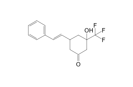 3-Hydroxy-5-(styryl)-3-(trifluoromethyl)cyclohexanone