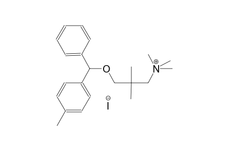1-propanaminium, N,N,N,2,2-pentamethyl-3-[(4-methylphenyl)phenylmethoxy]-, iodide