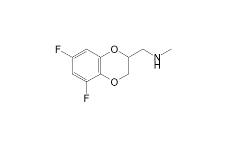 1-(5,7-Difluoro-2,3-dihydro-1,4-benzodioxin-2-yl)-N-methylmethanamine