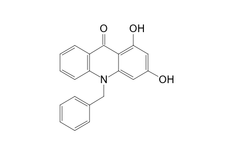 10-Benzyl-1,3-dihydroxy-10H-acridin-9-one