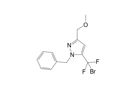Benzyl-5-(bromodifluoromethyl)-3-(methoxymethyl)-1H-pyrazole