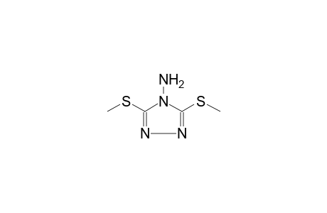 3,5-Bis(methylsulfanyl)-4H-1,2,4-triazol-4-amine