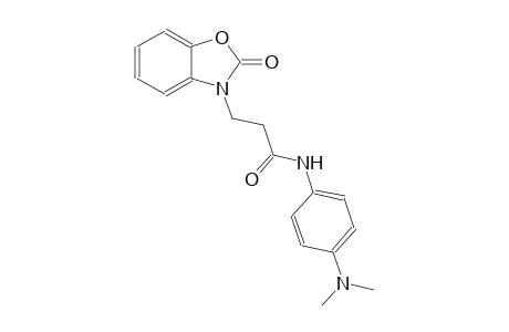 N-[4-(dimethylamino)phenyl]-3-(2-oxo-1,3-benzoxazol-3(2H)-yl)propanamide