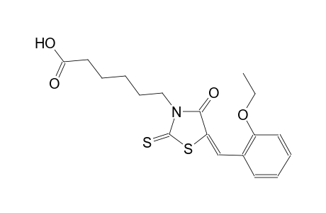 3-thiazolidinehexanoic acid, 5-[(2-ethoxyphenyl)methylene]-4-oxo-2-thioxo-, (5E)-