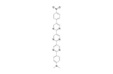 2"-(4-Dimethylaminophenyl)-5-(4-nitrophenyl)-2,5':2',5"-terpyrimidine)]