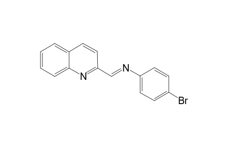 (E)-4-bromo-N-(quinolin-2-ylmethylene)aniline