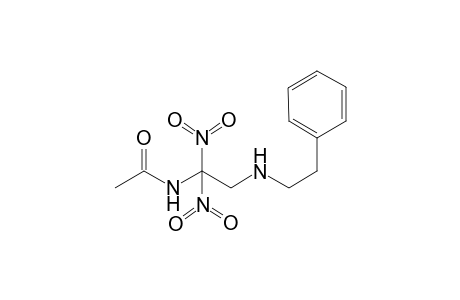 N-(1,1-dinitro-2-phenethylamino-ethyl)-acetamide