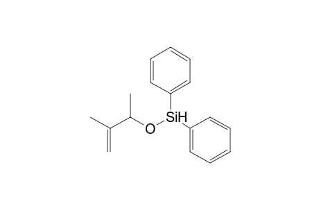 Diphenyl(3-methylbut-3-en-2-yloxy)silane