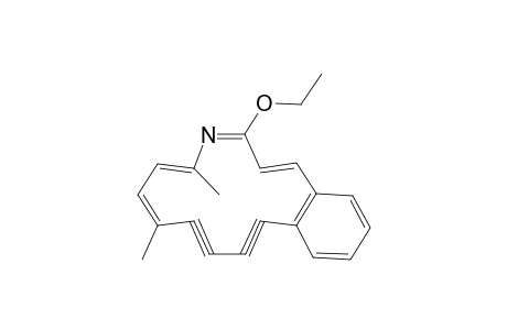 4-Benzazacyclotetradecine, 9,10,11,12-tetradehydro-3-ethoxy-5,8-dimethyl-, (E,E,E,Z)-