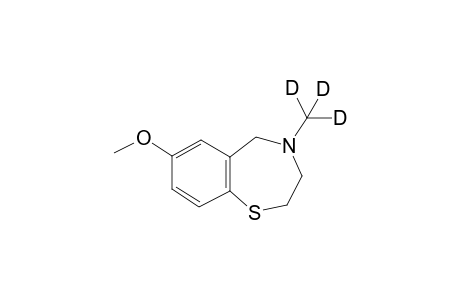 7-Methoxy-4-(trideuteriomethyl)-3,5-dihydro-2H-1,4-benzothiazepine