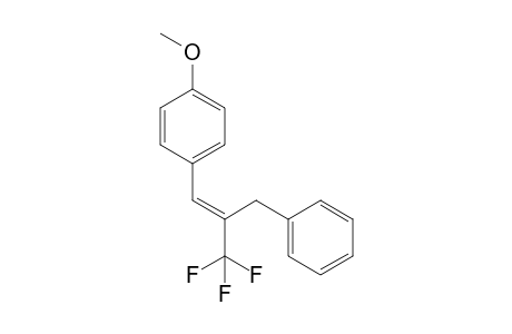 1-Methoxy-4-[(E)-3,3,3-trifluoro-2-(phenylmethyl)prop-1-enyl]benzene