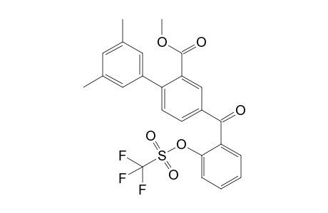 Methyl 3',5'-Dimethyl-4-[2-(trifluoromethanesulfonyloxy)benzoyl]biphenyl-2-carboxylate