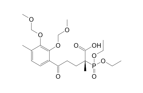 (2R)-3-[2,3-Bis(methoxymethoxy)-4-methylphenyl]-2-methyl-3-oxopropyl(Diethoxyphosphinyl)acetate