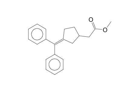 Methyl [3-(diphenylmethylene)cyclopentyl]acetate