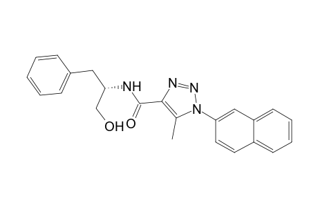 (S)-N-(1-Hydroxy-3-phenylpropan-2-yl)-5-methyl-1-(naphthalen-2-yl)-1H-1,2,3-triazole-4-carboxamide