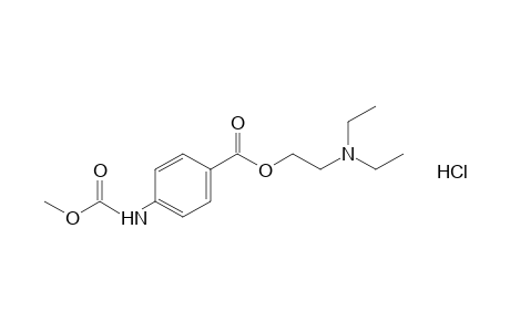 p-{[2-(diethylamino)ethyl]carboxy}carbanilic acid, N-methyl ester, hydrochloride