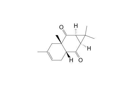 1H-Cyclopropa[b]naphthalene-2,7-dione, 1a,2a,3,6,6a,7a-hexahydro-1,1,2a,4-tetramethyl-, (1a.alpha.,2a.beta.,6a.beta.,7a.alpha.)-(.+-.)-