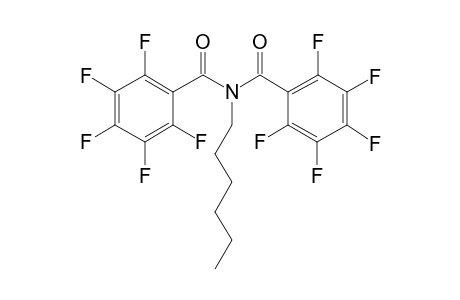 Benzamide, pentafluoro-N-(pentafluorobenzoyl)-N-hexyl-