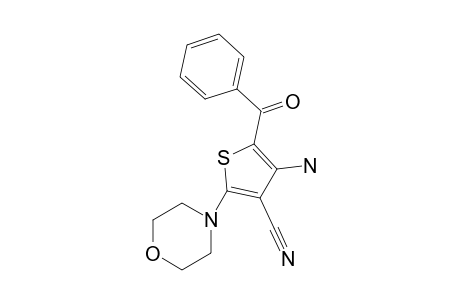 4-AMINO-5-BENZOYL-2-(MORPHOLIN-4-YL)-THIOPHENE-3-CARBONITRILE