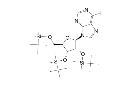 [(2R,3R,4R,5R)-3,4-bis[[tert-butyl(dimethyl)silyl]oxy]-5-(6-iodanylpurin-9-yl)oxolan-2-yl]methoxy-tert-butyl-dimethyl-silane