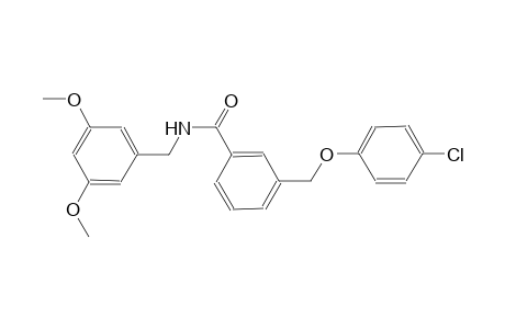 3-[(4-chlorophenoxy)methyl]-N-(3,5-dimethoxybenzyl)benzamide
