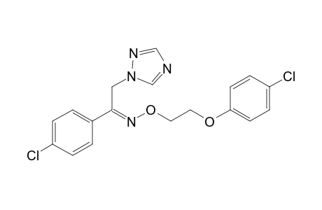 Ethanone, 1-(4-chlorophenyl)-2-(1H-1,2,4-triazol-1-yl)-, O-[2-(4-chlorophenoxy)ethyl]oxime, (Z)-