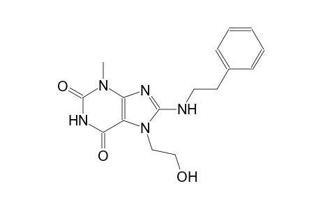 7-(2-hydroxyethyl)-3-methyl-8-[(2-phenylethyl)amino]-3,7-dihydro-1H-purine-2,6-dione