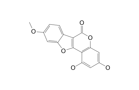 HEDYSARIMCOUMESTAN_B;1,3-DIHYDROXY-9-METHOXYCOUMESTAN