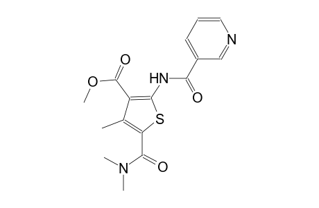 methyl 5-[(dimethylamino)carbonyl]-4-methyl-2-[(3-pyridinylcarbonyl)amino]-3-thiophenecarboxylate