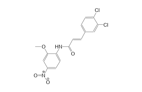 (2E)-3-(3,4-dichlorophenyl)-N-(2-methoxy-4-nitrophenyl)-2-propenamide