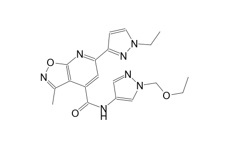isoxazolo[5,4-b]pyridine-4-carboxamide, N-[1-(ethoxymethyl)-1H-pyrazol-4-yl]-6-(1-ethyl-1H-pyrazol-3-yl)-3-methyl-