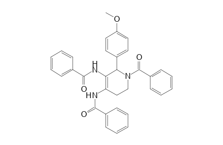4,5-Dibenzamido-1-benzoyl-6-(4-methoxyphenyl)-1,2,3,6-tetrahydropyridine