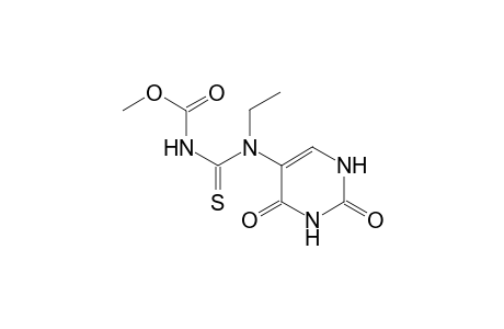 5-[1-[3-(methoxycarbonyl)-N-ethylpseudothioureido]]uracil