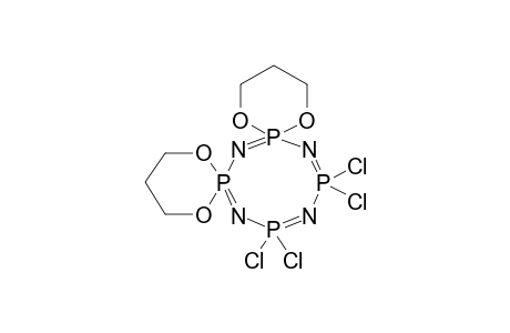 6,6,8,8-TETRACHLORO-2,2:4,4-BIS(1,3-PROPYLENEDIOXY)CYCLOTETRAPHOSPHAZATETRAENE