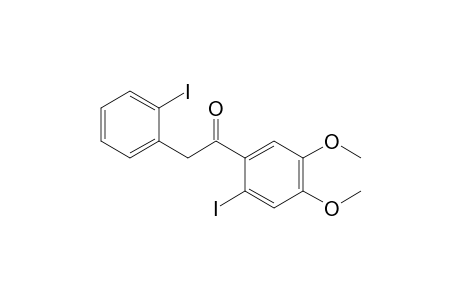 1-(2-iodanyl-4,5-dimethoxy-phenyl)-2-(2-iodanylphenyl)ethanone