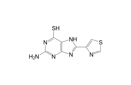 2-amino-8-(4-thiazolyl)purine-6-thiol