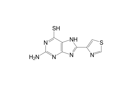 2-amino-8-(4-thiazolyl)purine-6-thiol